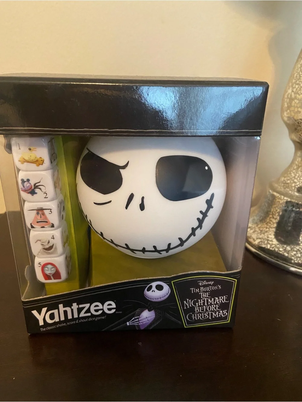 The Nightmare Before Christmas Jack Skellington Dice Game - White